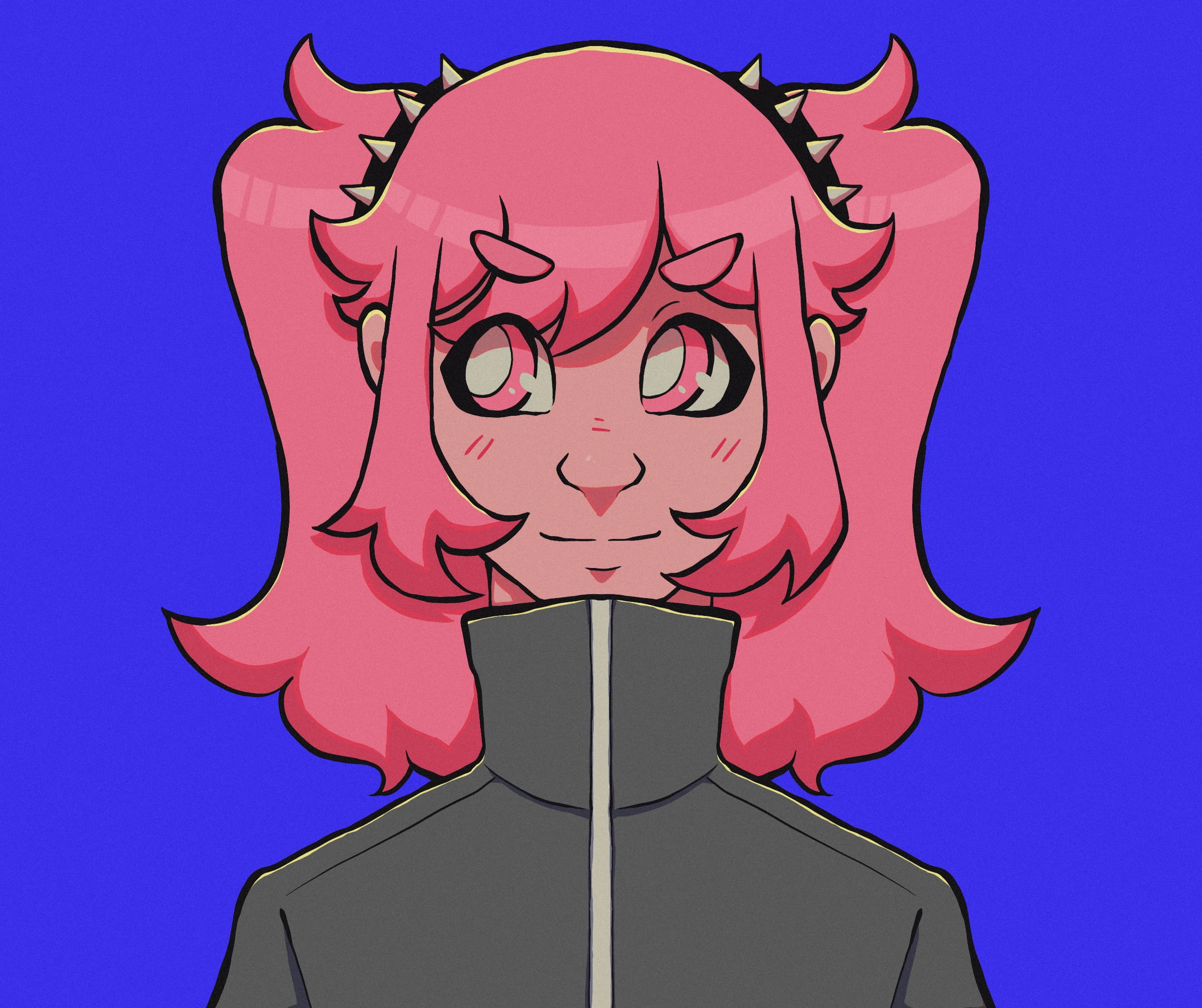 a digital illustration of Hatsune Miku from the music video Konton Boogie.